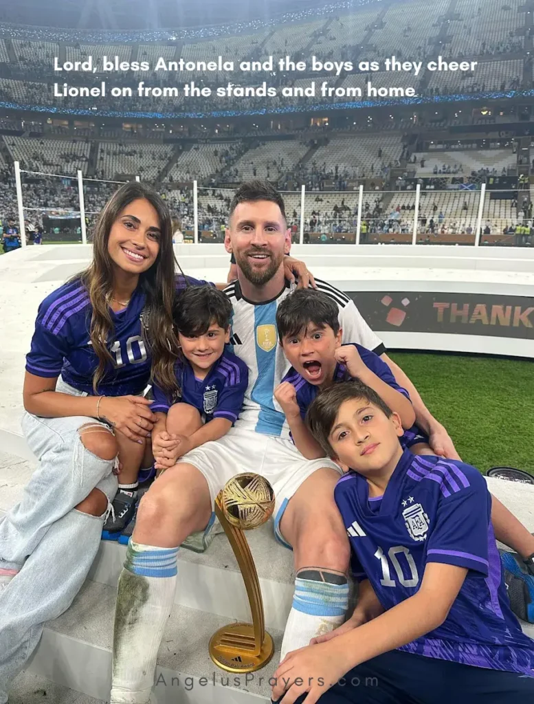 Prayers for Messi's Family During the World Cup